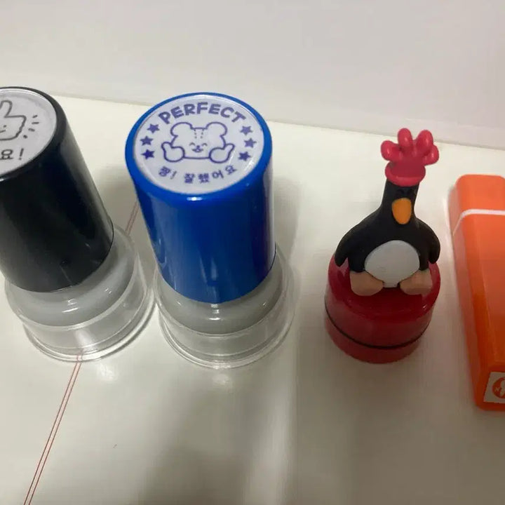 [BUNJANG] Assorted Stamp Set / 좋아요 도장 스탬프 4개 세트