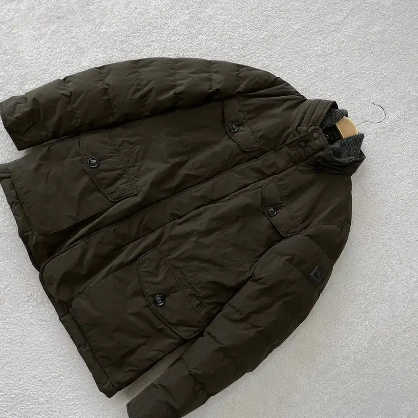 [BUNJANG] Henry Cotton Cruiser Down Padded Jacket (Khaki) / M 헨리코튼 크루저 다운 패딩자켓 95