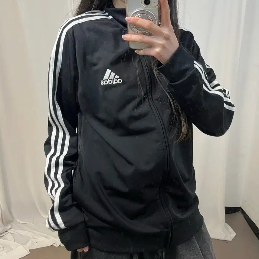 [BUNJANG] Adidas Black Jersey / 아디다스 블랙 져지