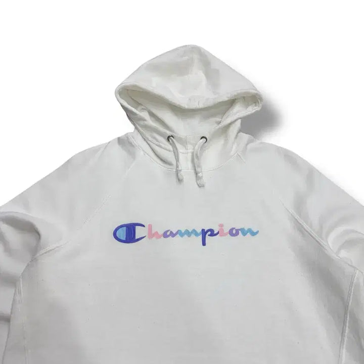 [BUNJANG] Champion Rainbow Logo Sweat Hoodie / [L] 챔피온 레인보우 로고 스웻 후드티