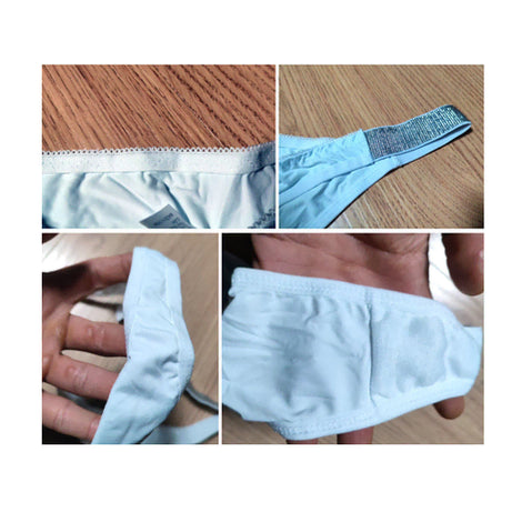 [BUNJANG] ORLVS Men's T-Back Thong Underwear / 정가3.6 쿨거택포1.3 리얼분위기 남자티팬티 (디테일,핏, 리얼)화이트