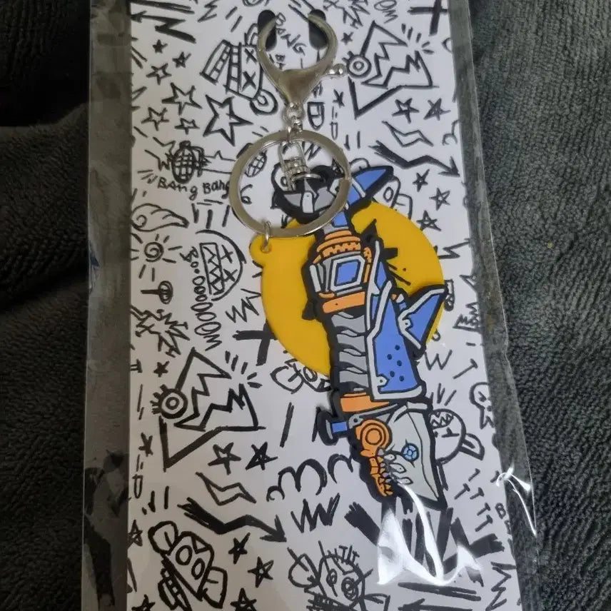 [BUNJANG] Jinx Arcane Official Popup Store Fishbone Rubber Keyring / 징크스 아케인 공식 팝업 굿즈 키링