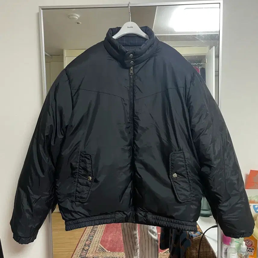 [BUNJANG] Yves Saint Laurent Reversible Feather Padded Jacket / 입생로랑 리버시블 패딩