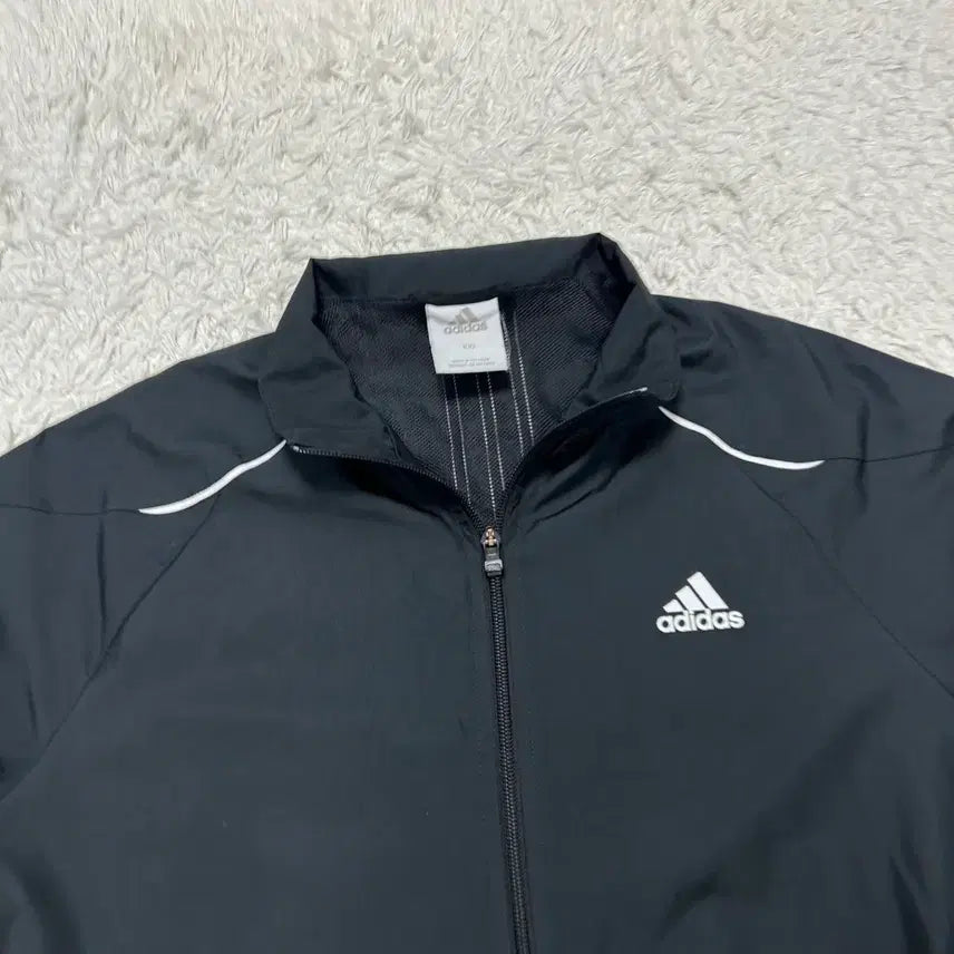 [BUNJANG] Adidas Black Windbreaker Jacket / 아디다스 블랙 바람막이