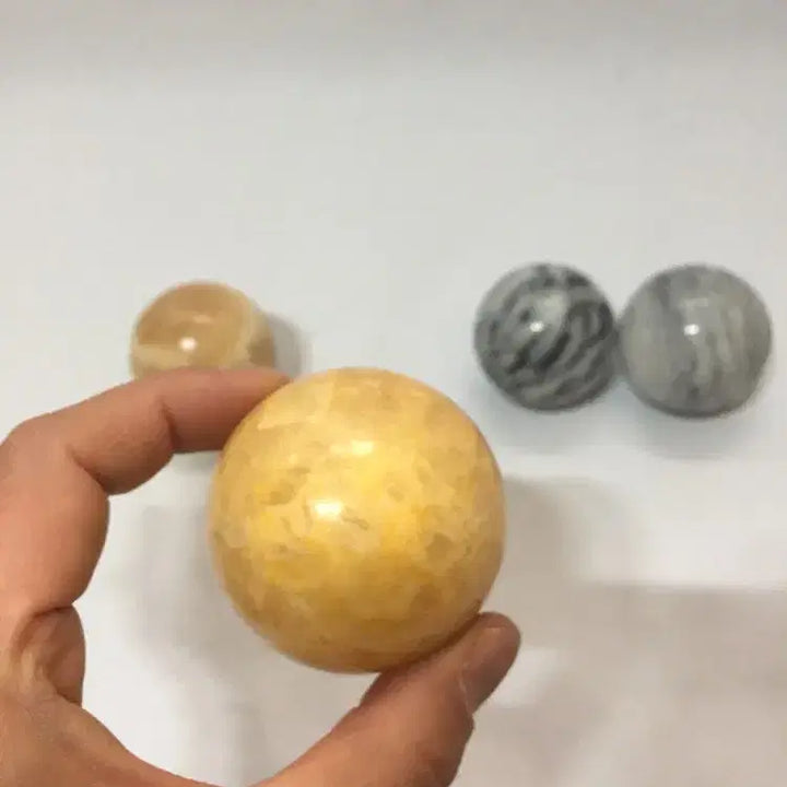 [BUNJANG] Jade and Jade Stone Bundle Set / 황옥과 옥돌 4개 일괄 / 요316