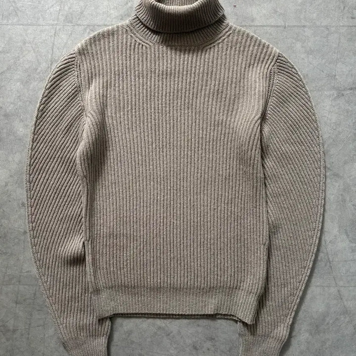 [BUNJANG] BOTTEGA VENETA Cashmere Beige Turtleneck Knit / BOTTEGA VENETA 보테가 베네타 캐시미어 베이지 터틀넥 니트