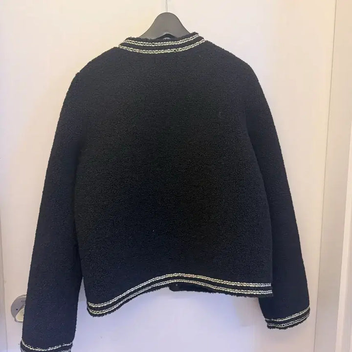 [BUNJANG] LAP Black Tweed Jacket / LAP 래트 블랙 트위드 자켓