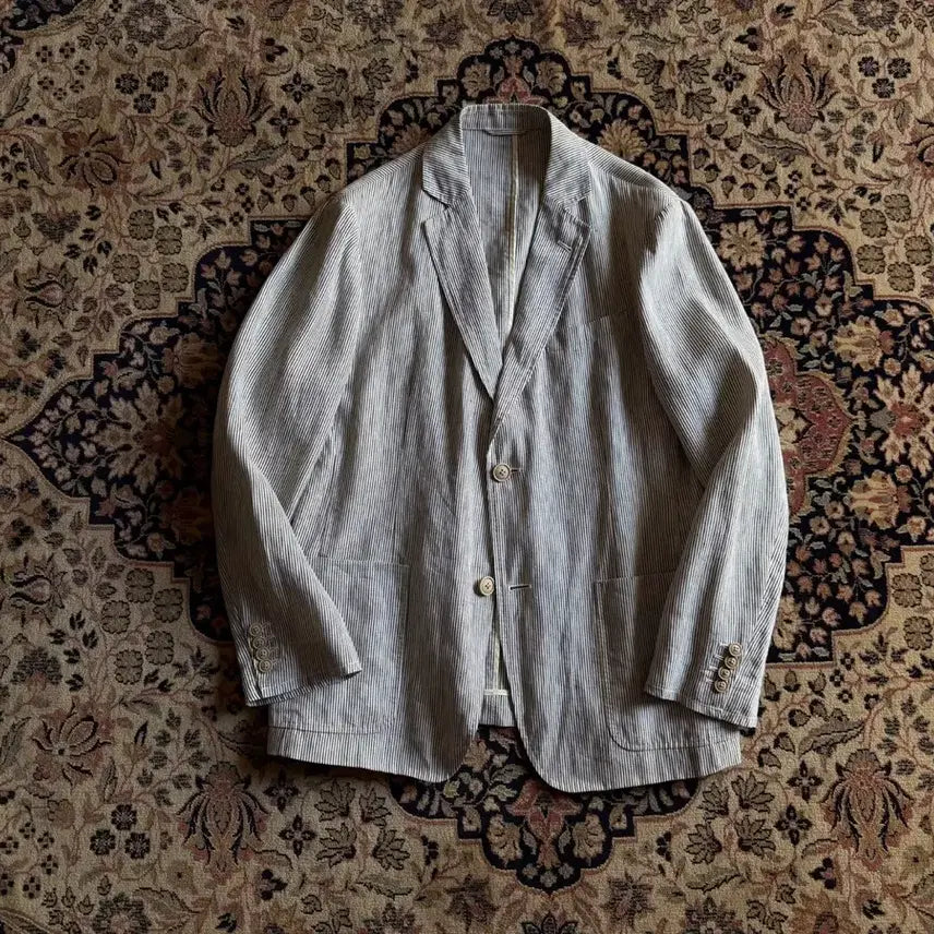 [BUNJANG] Armani Linen Blazer (Men's 105) / 아르마니 린넨 블레이저 남성105