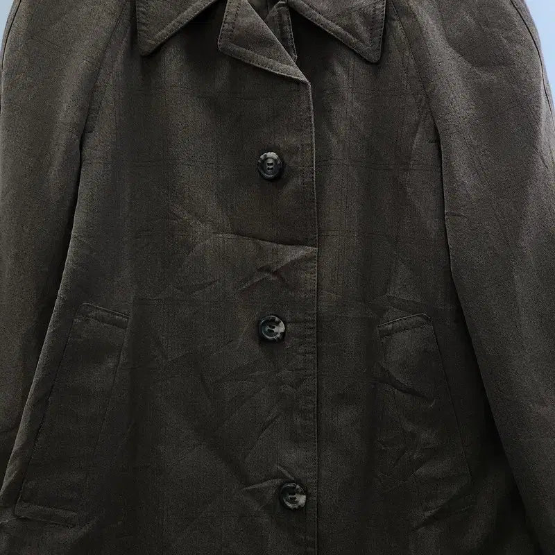 [BUNJANG] Vintage Classic Balmacaan Utility Trench Jacket / 빈티지 클래식 워크 발마칸 유틸리티 트렌치 자켓