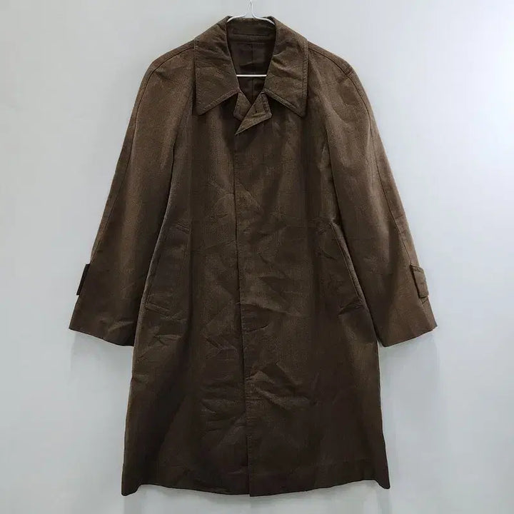 [BUNJANG] Vintage Classic Balmacaan Utility Trench Jacket / 빈티지 클래식 워크 발마칸 유틸리티 트렌치 자켓