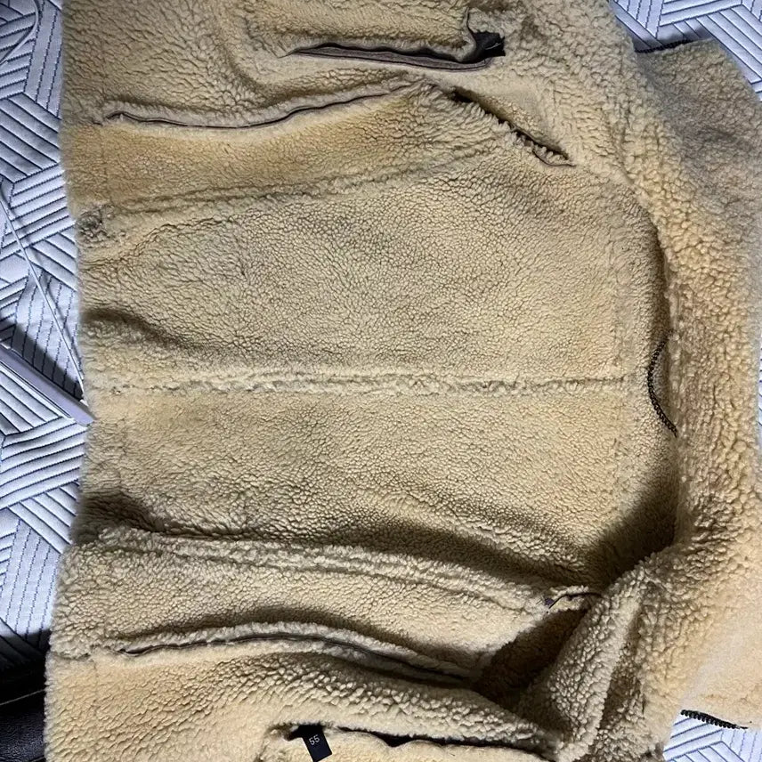 [BUNJANG] EVITA Leather Mouton Jacket / 천연 가죽 무스탕 자켓 브라운