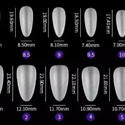 [BUNJANG] Nude Beige Chrome Embossed Nail Tips (Custom Order) / 누드 베이지 크롬 엠보 네일팁 (주문제작)