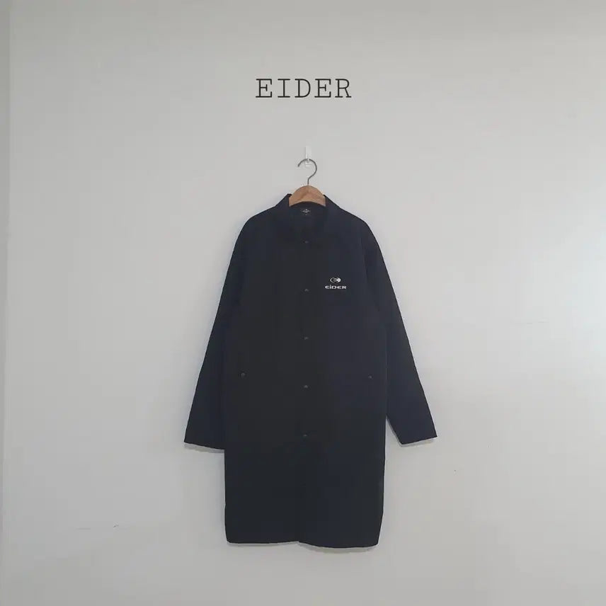 [SOLD OUT] 세일)No.26031808 아이더 빅로고 블랙 바람막이 롱자켓 롱코트