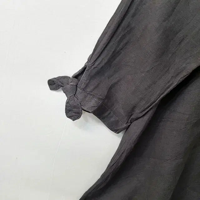 [BUNJANG] 8th Linen 100% Blouse Brown / 8 TH 린넨 100% 블라우스 브라운