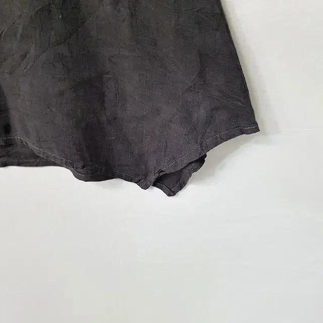 [BUNJANG] 8th Linen 100% Blouse Brown / 8 TH 린넨 100% 블라우스 브라운