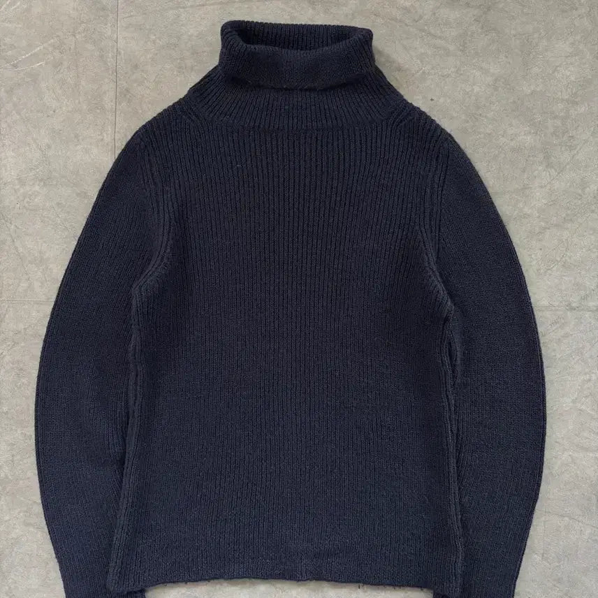 [BUNJANG] Gucci Navy Alpaca Turtleneck Knit / Gucci 구찌 네이비 알파카 터틀넥 니트