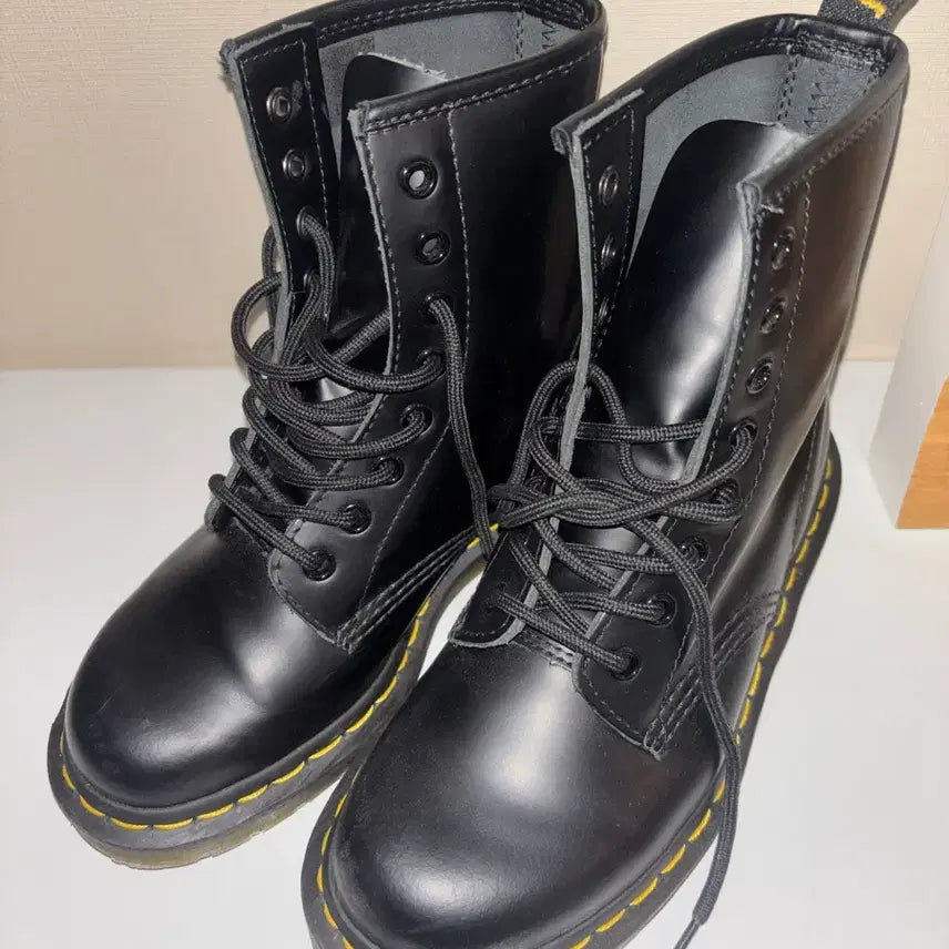 [BUNJANG] Dr. Martens Black Leather Boots / 닥터마틴 블랙 레더 워커