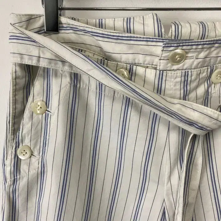 [BUNJANG] MACPHEE Striped Wide Cotton Pants / 빈티지 MACPHEE 스트라이프 와이드 코튼 팬츠