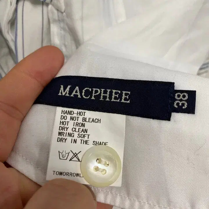 [BUNJANG] MACPHEE Striped Wide Cotton Pants / 빈티지 MACPHEE 스트라이프 와이드 코튼 팬츠