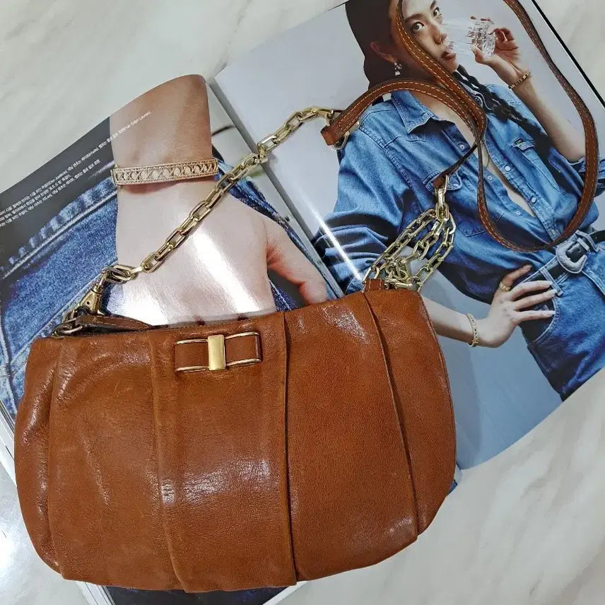 [BUNJANG] Massimo Dutti Chain Shoulder Bag / 마시모두띠 체인 숄더백