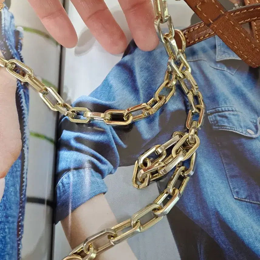 [BUNJANG] Massimo Dutti Chain Shoulder Bag / 마시모두띠 체인 숄더백