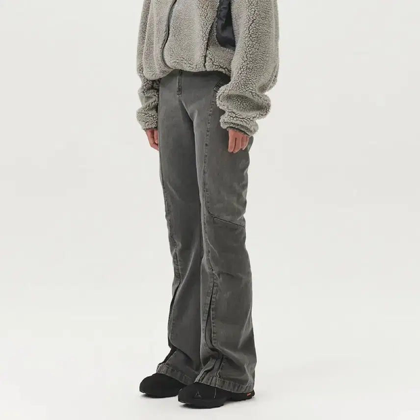 [BUNJANG] EE Bootcut Pants Gray / EE 부츠컷 팬츠 그레이