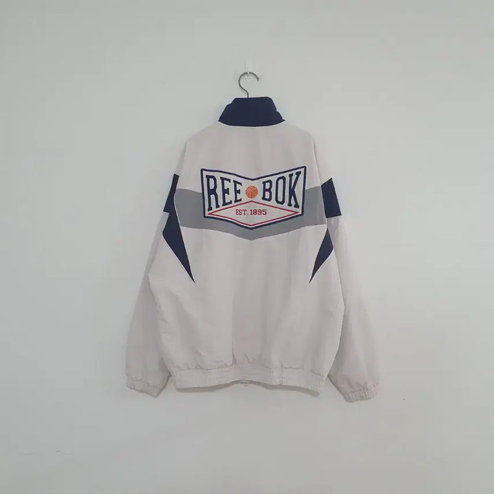 [BUNJANG] Reebok Heritage Big Logo Windbreaker Ivory / No.26030106 리복 헤리티지 빅로고 바람막이 아이보리