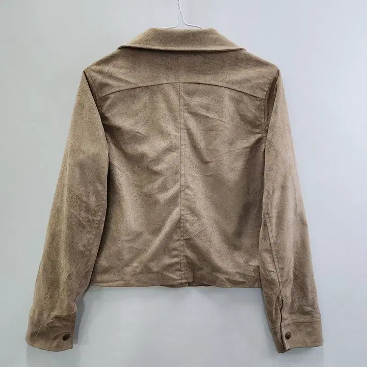 [BUNJANG] Vintage Western Bohemian Suede Rider Jacket / 빈티지 웨스턴 보헤미안 스웨이드 질감 라이더 자켓