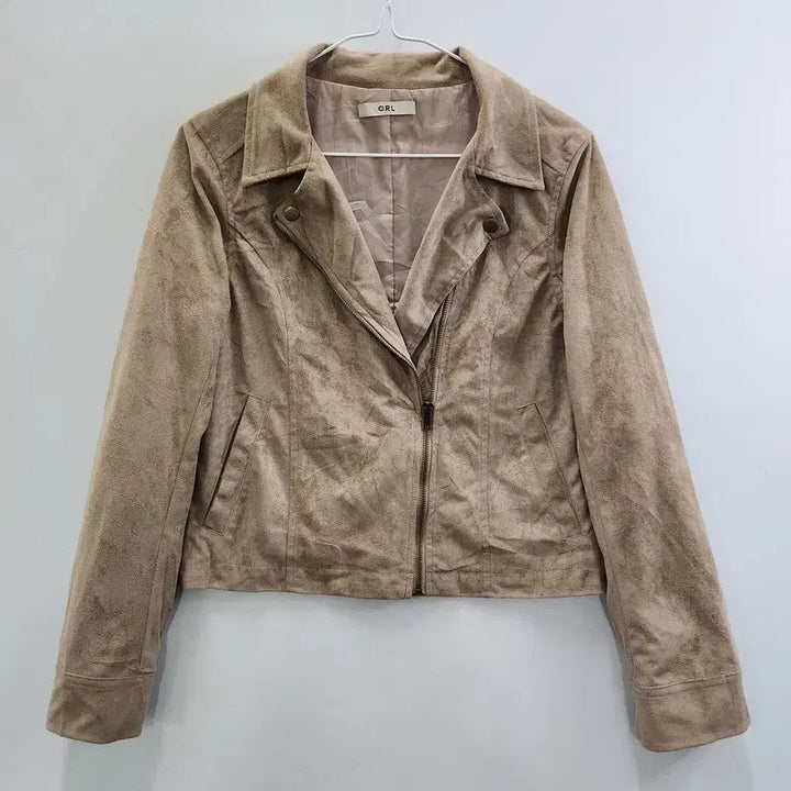 [BUNJANG] Vintage Western Bohemian Suede Rider Jacket / 빈티지 웨스턴 보헤미안 스웨이드 질감 라이더 자켓