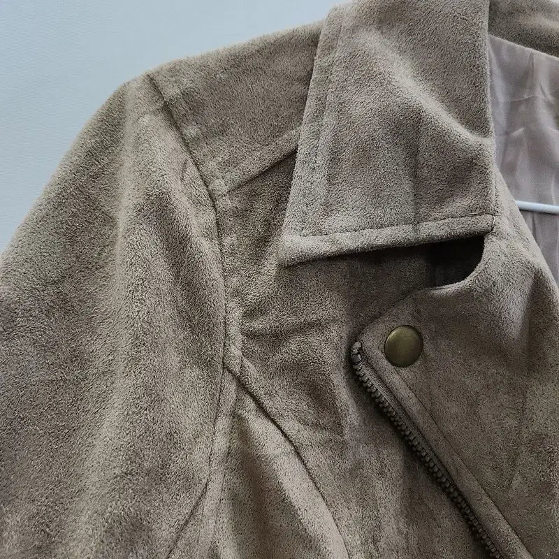 [BUNJANG] Vintage Western Bohemian Suede Rider Jacket / 빈티지 웨스턴 보헤미안 스웨이드 질감 라이더 자켓