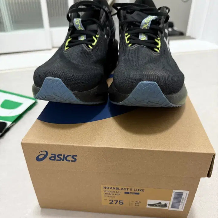 [BUNJANG] Asics Nova Blast 5 Luxe Black Running Shoes / 아식스 노바블라스트 5 럭스 블랙 275mm