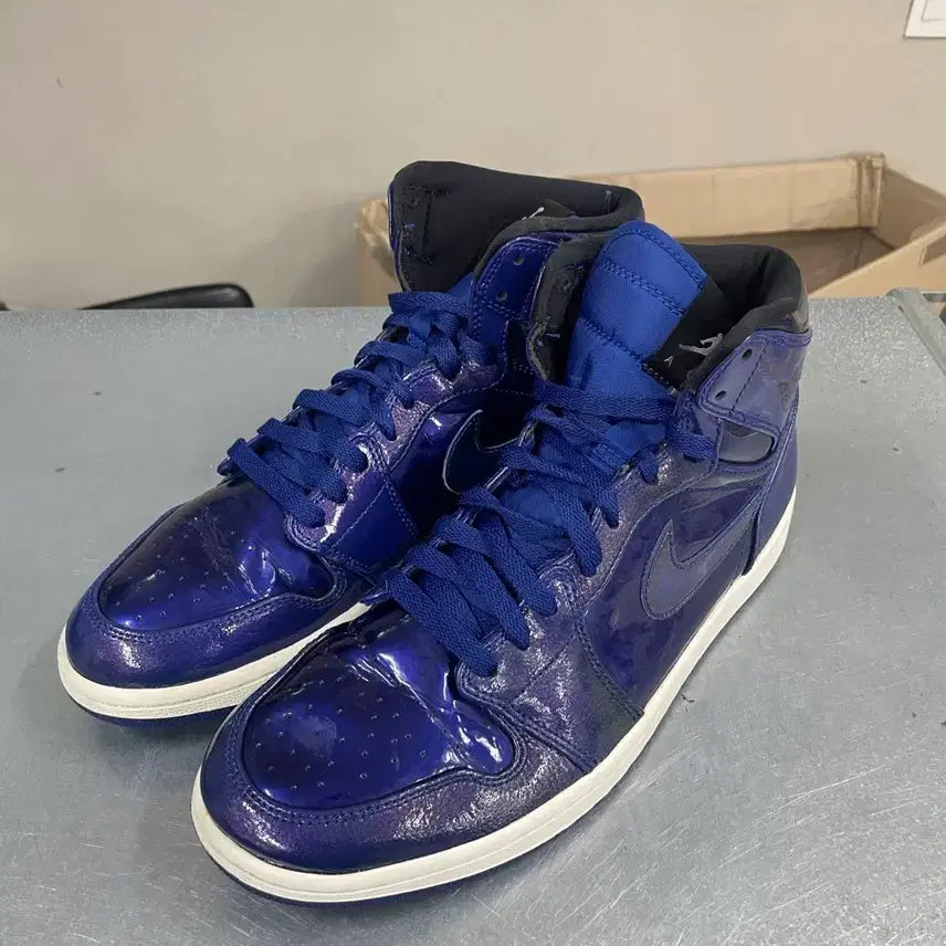 [BUNJANG] Nike Air Jordan 1 Retro High Deep Royal 290 Sneakers / 나이키 에어 조던 1 레트로 하이 딥 로얄 290