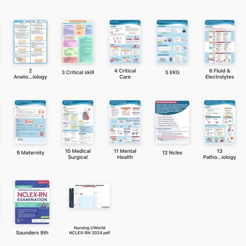 [BUNJANG] SimpleNursing Study Guide PDF / 엔클렉스 심플널싱pdf
