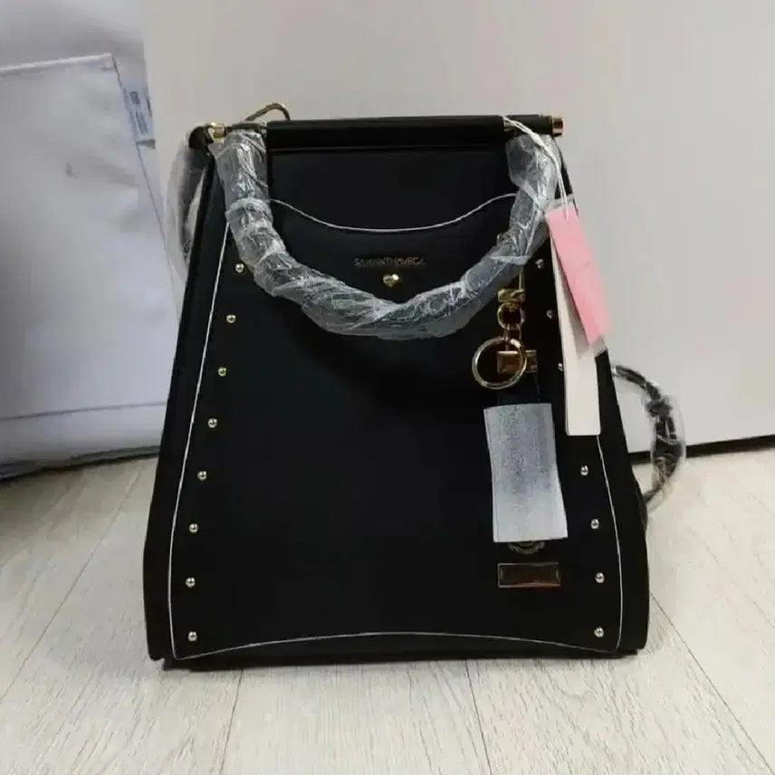 [BUNJANG] Samantha Vega Studded Tote Bag / 사만사베가 블랙 스터드 토트백 사만다타바사 공겜여주 달천깔