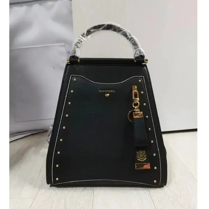 [BUNJANG] Samantha Vega Studded Tote Bag / 사만사베가 블랙 스터드 토트백 사만다타바사 공겜여주 달천깔