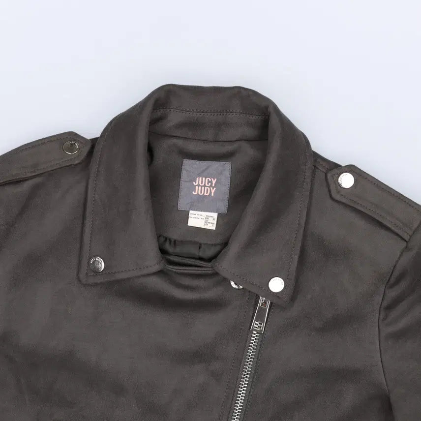 [BUNJANG] Juicy Judy Women's Suede Rider Jacket / [90] 쥬시쥬디 여성 스웨이드 라이더1229H1