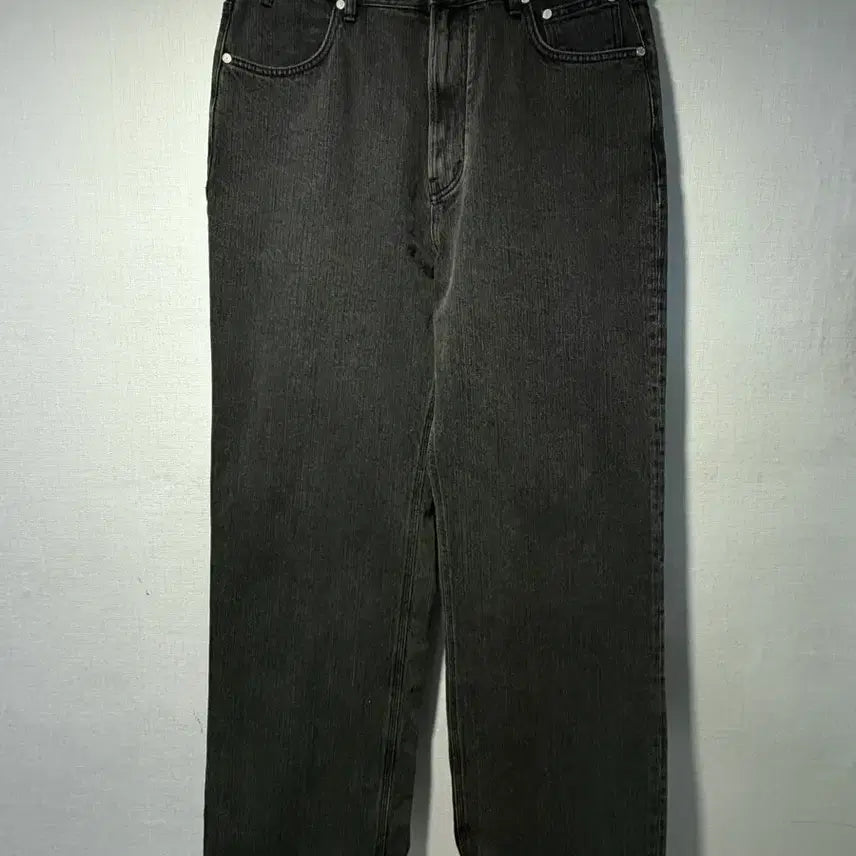 [BUNJANG] STU Straight Denim Pants Green L Size / STU 스트레이트 데님 팬츠 그린 L사이즈 팝니다