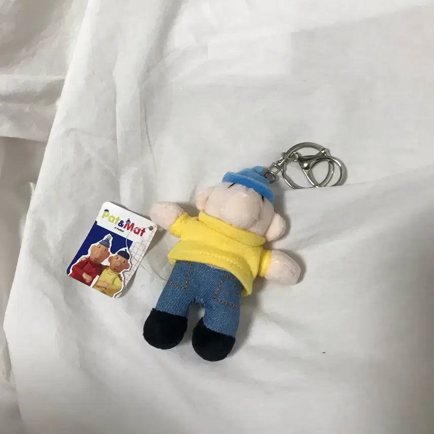 [BUNJANG] Pat and Mat Keyring / 패트와 매트 키링 택 달린 새상품