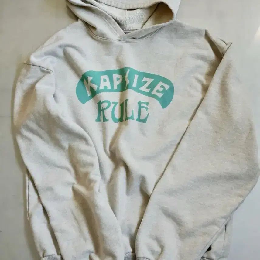 [BUNJANG] Capital Fleece Hoodie Sweatshirt Cap Size Rule Pt Top Kinar / <새제품> 캐피탈 플리스 후드 스웨트셔츠 캡사이즈 룰 Pt 탑 키나리