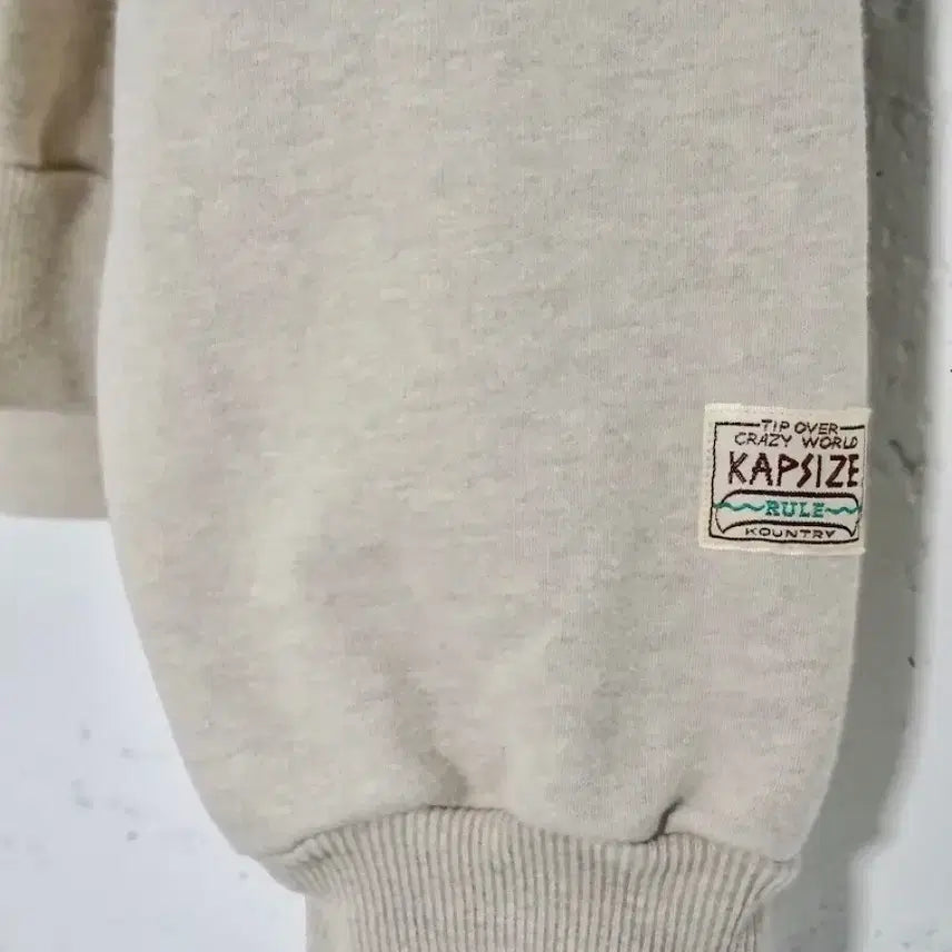 [BUNJANG] Capital Fleece Hoodie Sweatshirt Cap Size Rule Pt Top Kinar / <새제품> 캐피탈 플리스 후드 스웨트셔츠 캡사이즈 룰 Pt 탑 키나리
