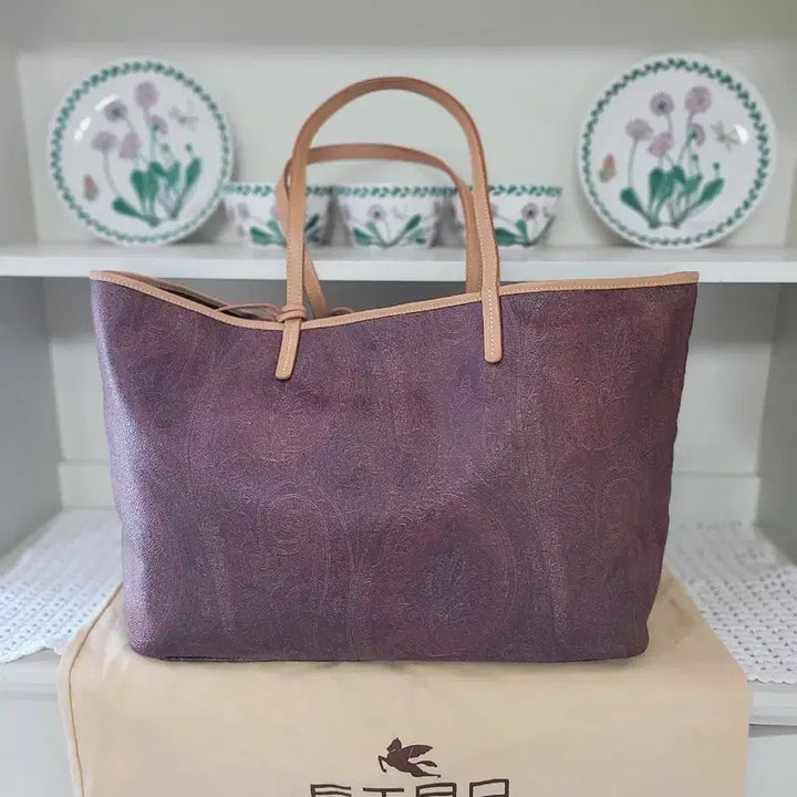 [BUNJANG] Etro Paisley Tote Bag Brown / 에트로 페이즐리 토트백 브라운