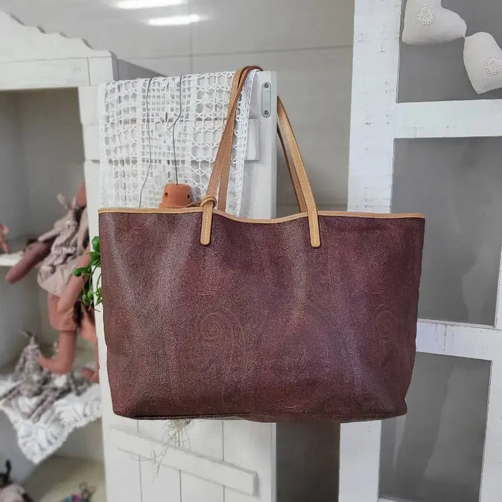 [BUNJANG] Etro Paisley Tote Bag Brown / 에트로 페이즐리 토트백 브라운