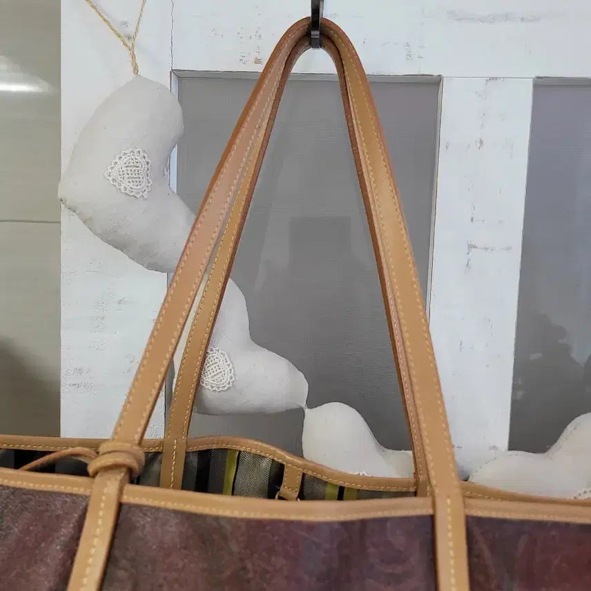 [BUNJANG] Etro Paisley Tote Bag Brown / 에트로 페이즐리 토트백 브라운
