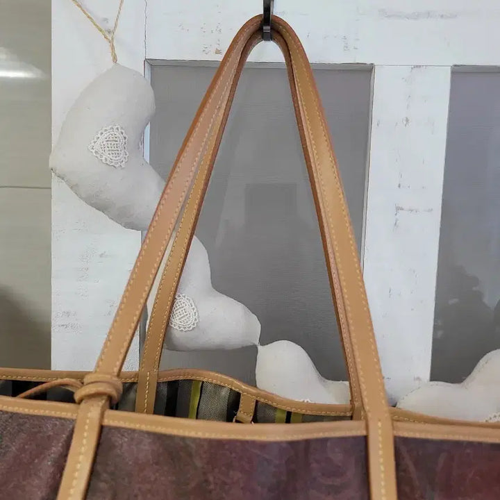 [BUNJANG] Etro Paisley Tote Bag Brown / 에트로 페이즐리 토트백 브라운