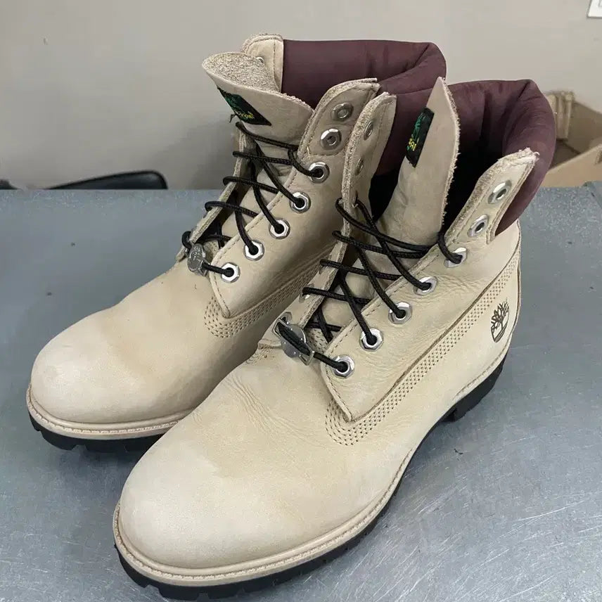 [BUNJANG] Timberland 6-Inch Premium Waterproof Boots Light Beige US8 / 팀버랜드 6인치 프리미엄 워터프루프 부츠 라이트 베이지 US8