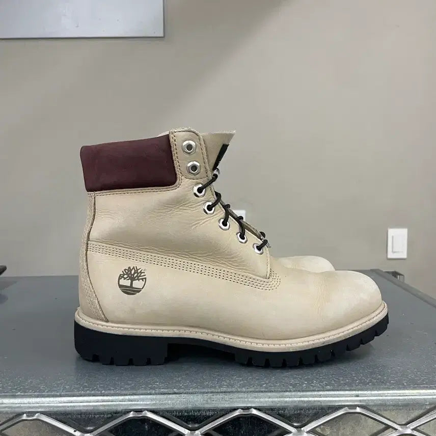 [BUNJANG] Timberland 6-Inch Premium Waterproof Boots Light Beige US8 / 팀버랜드 6인치 프리미엄 워터프루프 부츠 라이트 베이지 US8