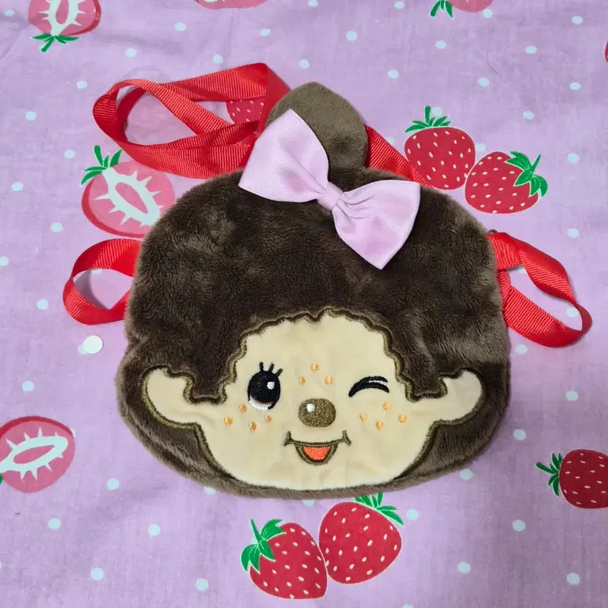[BUNJANG] Monchhichi Pouch Bag / 일본가챠 신상 몬치치 파우치가방