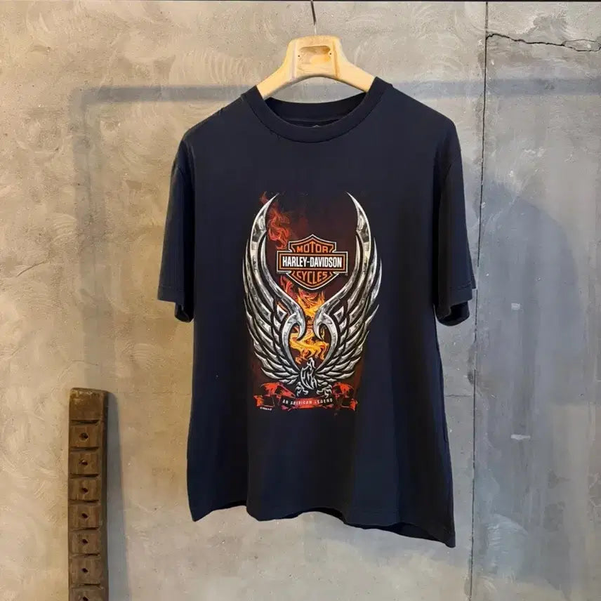 [BUNJANG] Harley Davidson Men's T-shirt / 할리데이비슨 반팔 티셔츠 남성100