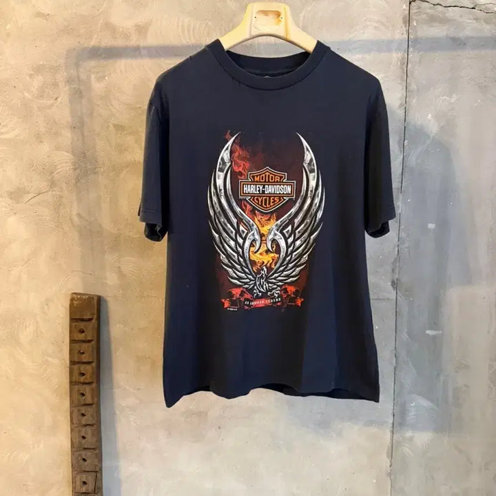 [BUNJANG] Harley Davidson Men's T-shirt / 할리데이비슨 반팔 티셔츠 남성100