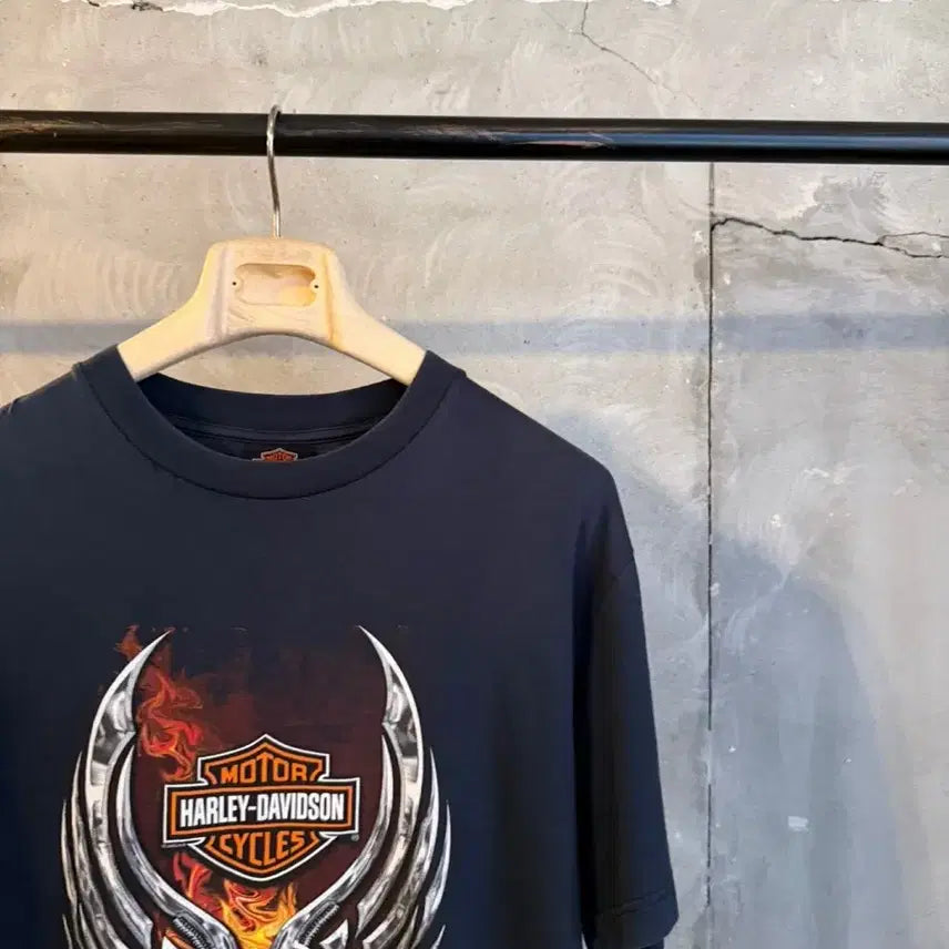 [BUNJANG] Harley Davidson Men's T-shirt / 할리데이비슨 반팔 티셔츠 남성100
